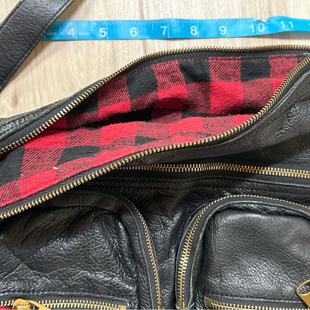Liebeskind Berlin Anny Safari Black Leather Shoulder/Crossbody Handbag/Purse - Picture 7 of 10